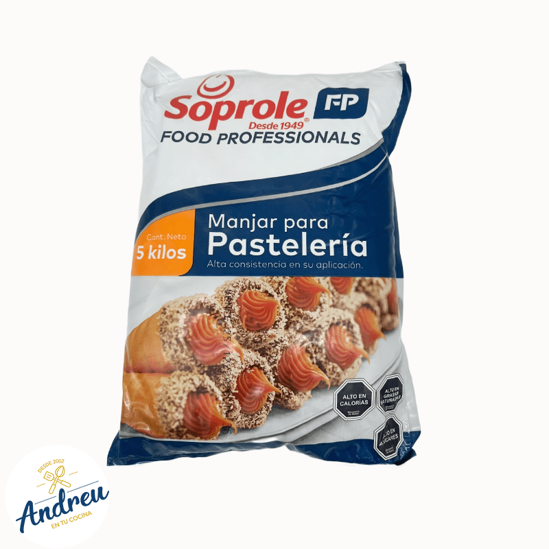 MANJAR SOPROLE (5 KILOS) MANJAR PARA PASLETELERÍA (2Ú) X 1 UND 0