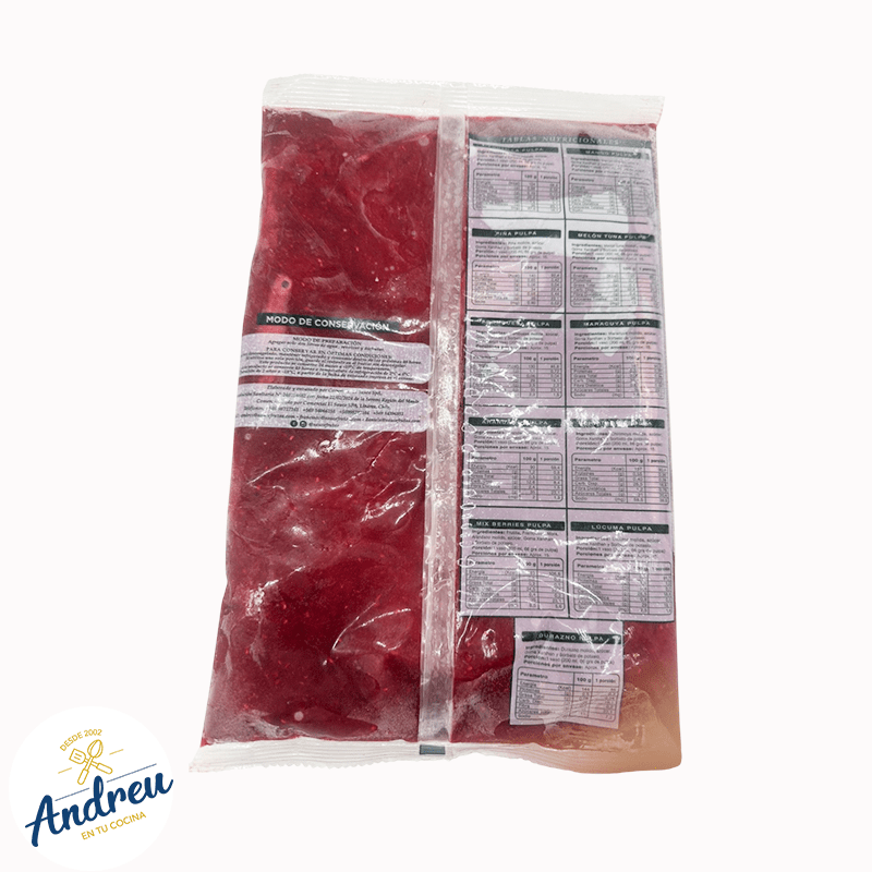 PULPA DE FRAMBUESA CONGELADA (SAUCE  10) X 1 UNID2