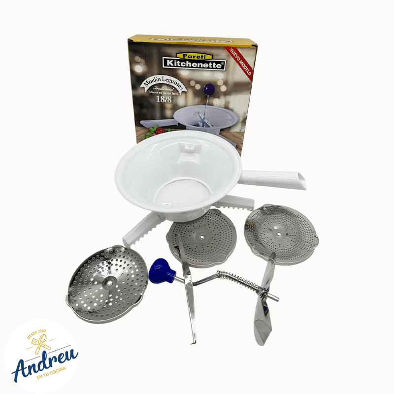 TRITURA PROCESA VERDURAS 24CM 3 DISCOS FRESADO (PLÁSTICO KITCHENETTE) X 1 UNID 1