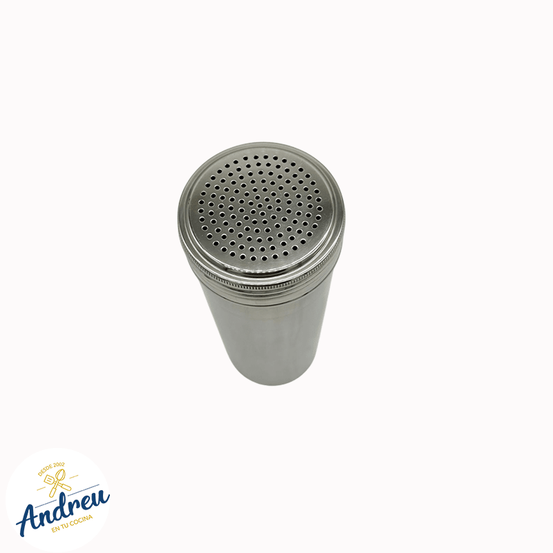 SALERO EMPOLVADOR ACERO 6X19 CM (SIN MANGO 20 OZ WINCO) X 1 UNID2