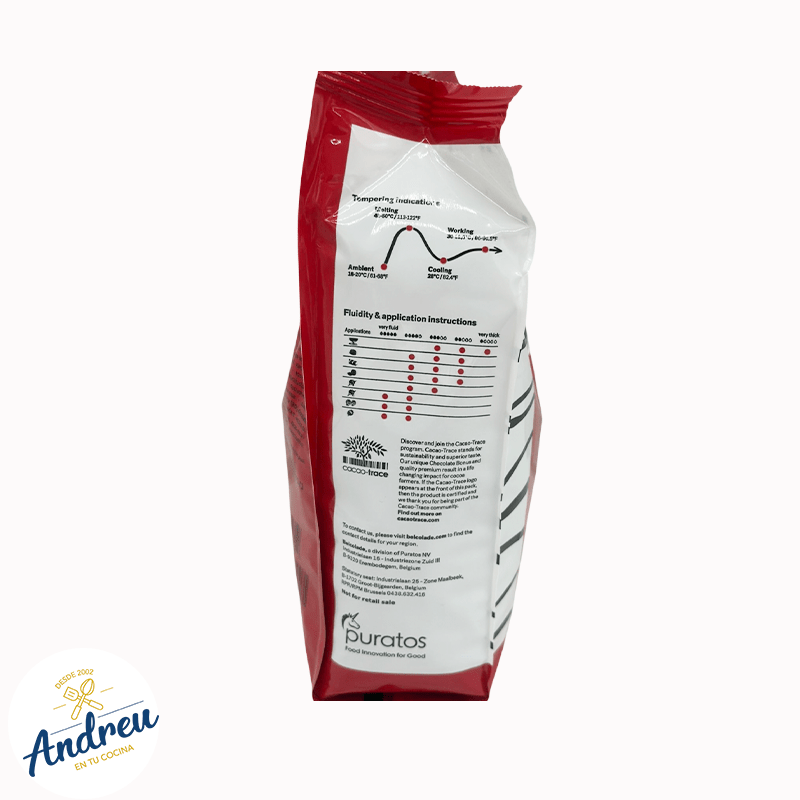 COB. CHOCOLATE FINO BELCOLADE AMARGO 55% 1 KG (8 U) X 1 UNID4