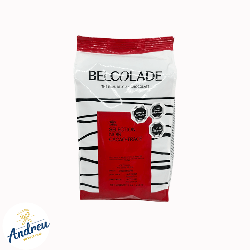 COB. CHOCOLATE FINO BELCOLADE AMARGO 55% 1 KG (8 U) X 1 UNID 0