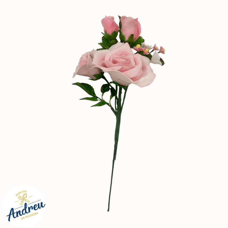 PASTILLAJE RAMO DE ROSA ROSADAS (SUSANA) X 1 UNID2
