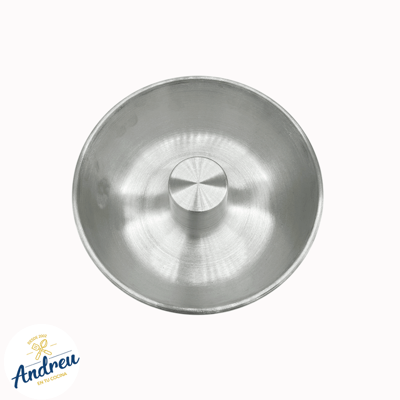MOLDE QUEQUE 20 CM (FLANERA ALUMINIO)  X 1 UNID 1