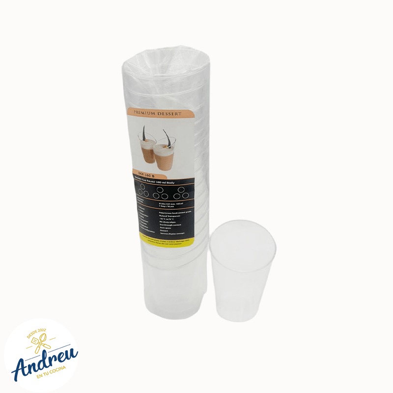 VASO ACRILICO POSTRE 160ML-(45 ) X (16 UNID) X 1 UNID 0