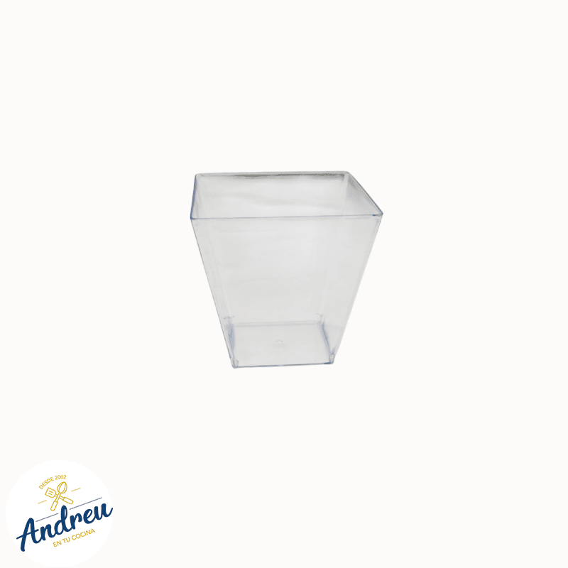 VASO ACRÍLICO POSTRE RECTO 8OZ REPOSTERIA ( 50 UNID ) X 1 UNID 0