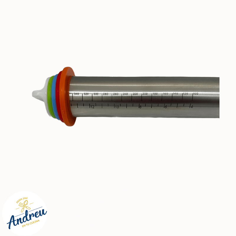 RODILLO ANDREU C/MEDIDAS AJUSTABLE ACERO 35CM X 1 UNID5