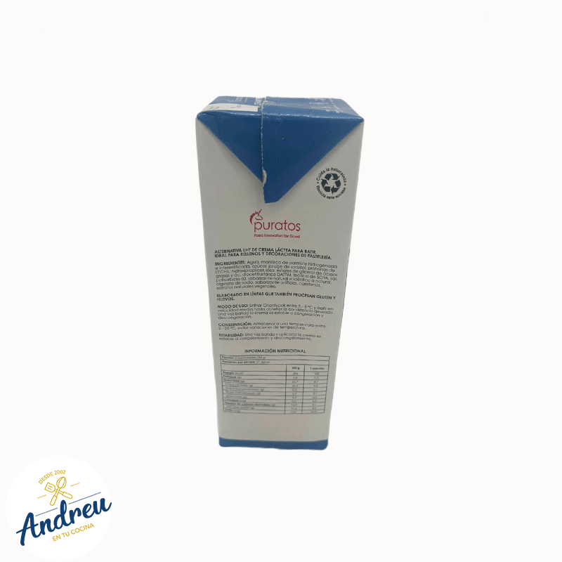 CREMA VEGETAL PURATOS CHANTYPAK (12 U) X 1 UNID2
