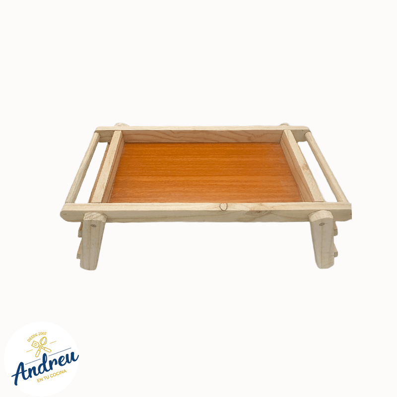 BADEJA DE MADERA DESAYUNO PLEGABLE  X 1 UNID3