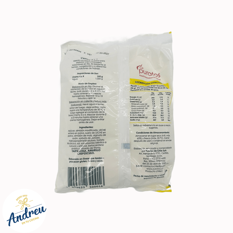 CREMA PASTELERA PURATOS 4X4 (350 GRS X 12 UNID)2