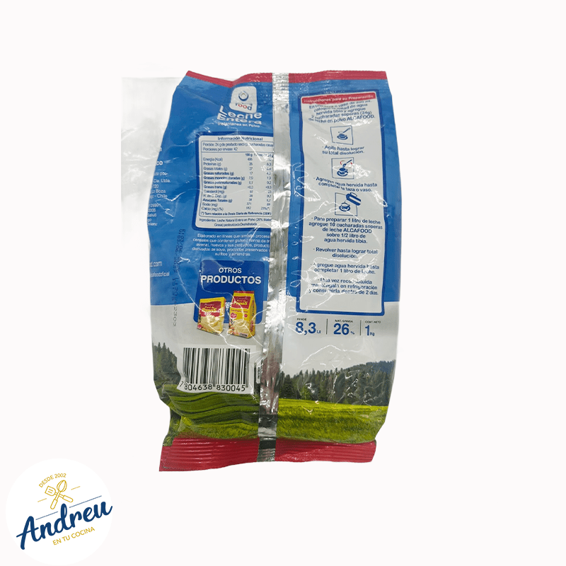 LECHE POLVO ALCA FOOD 800GR (12) X 1 UNID2