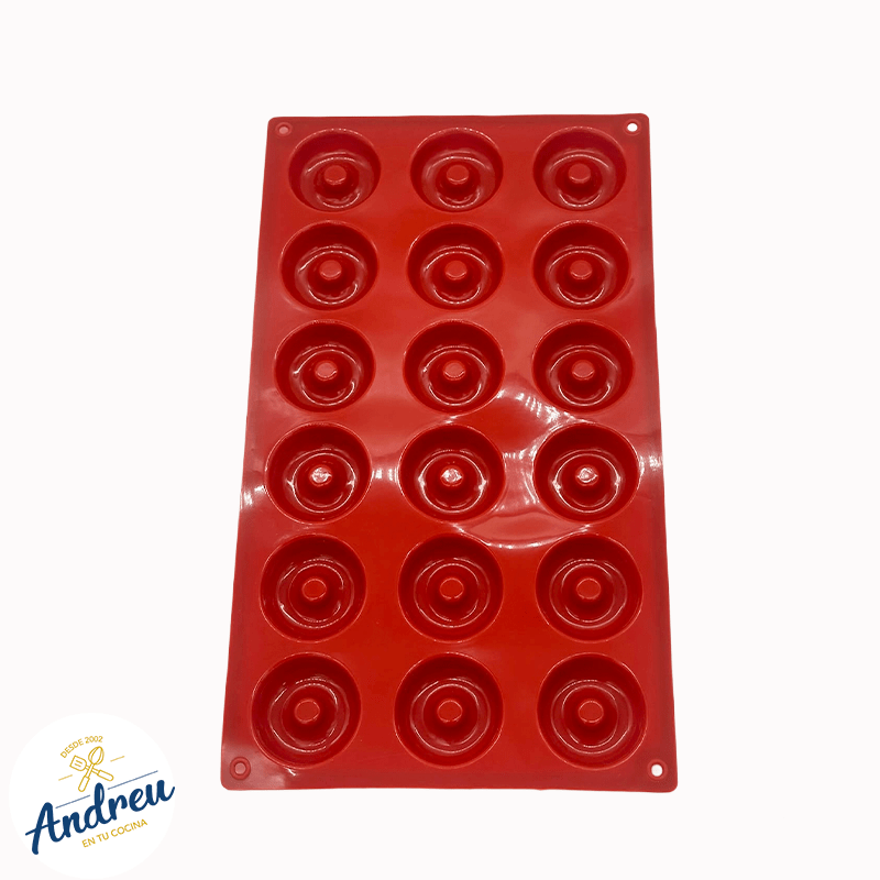 MOLDE SILICONA DONUTS ( 18 CAVIDADES) X 1 UNID3