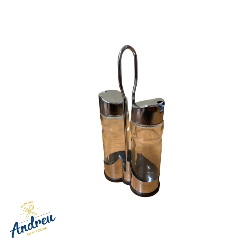 ALCUZA 2 PCS FRASCOS (408 ACERO INOX) X 1 UNID1