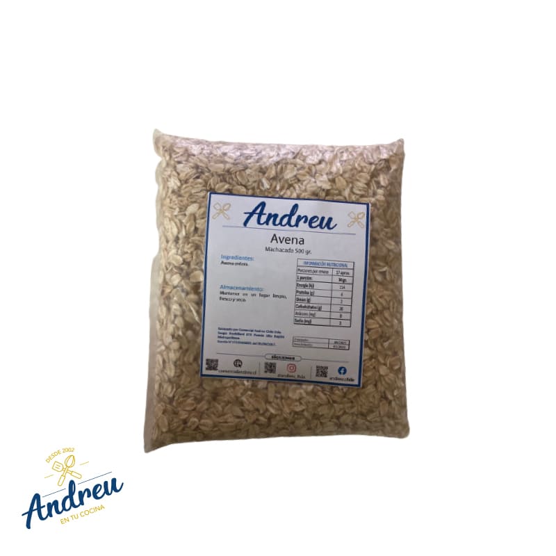 AVENA MACHACADA O INTEGRAL (25 K) X 500 GR1