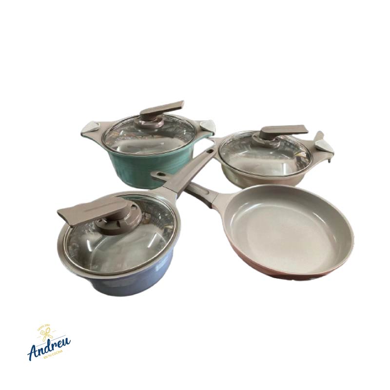 BATERIA COCINA JGO 7 PZAS VINTAGE ROICHEN 4