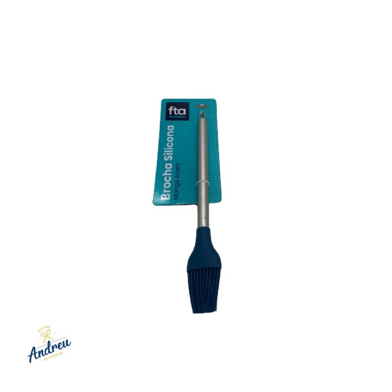 BROCHA SILICONA CON MANGO ACERO UNID2