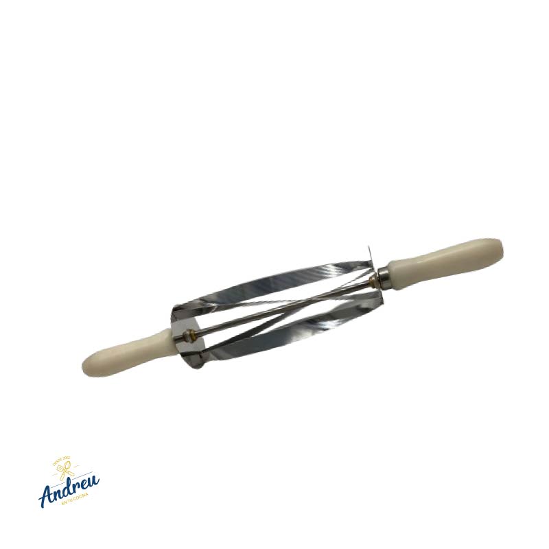 RODILLO MEDIALUNAS ACERO MANGO PLASTICO UNID2