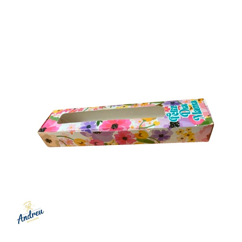 CAJA ROSA BOTON (23x5,5x3CM) X106