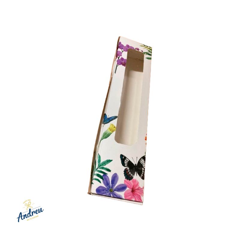 CAJA ROSA BOTON (23x5,5x3CM) X102