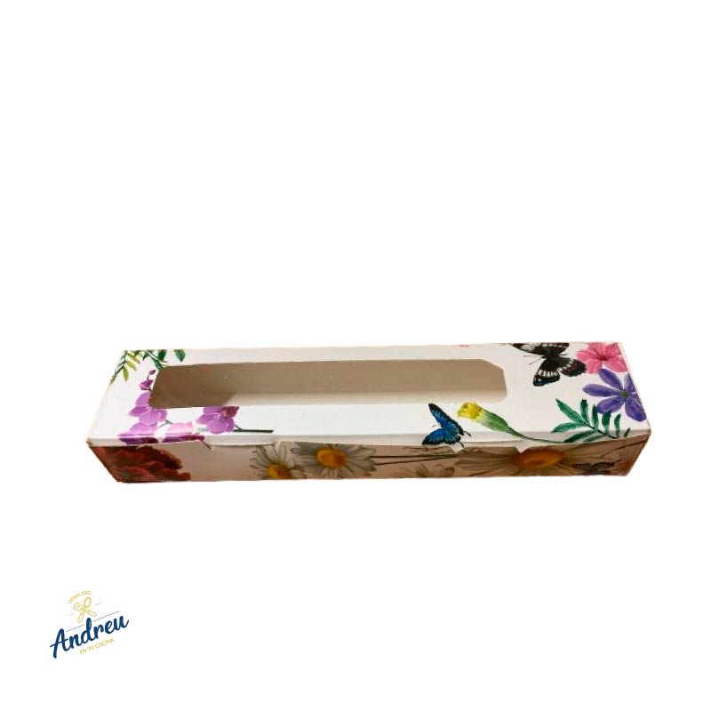 CAJA ROSA BOTON (23x5,5x3CM) X101