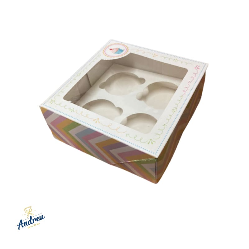 CAJA CUPCAKE 4 UNID (100) X 1 UNID. 0