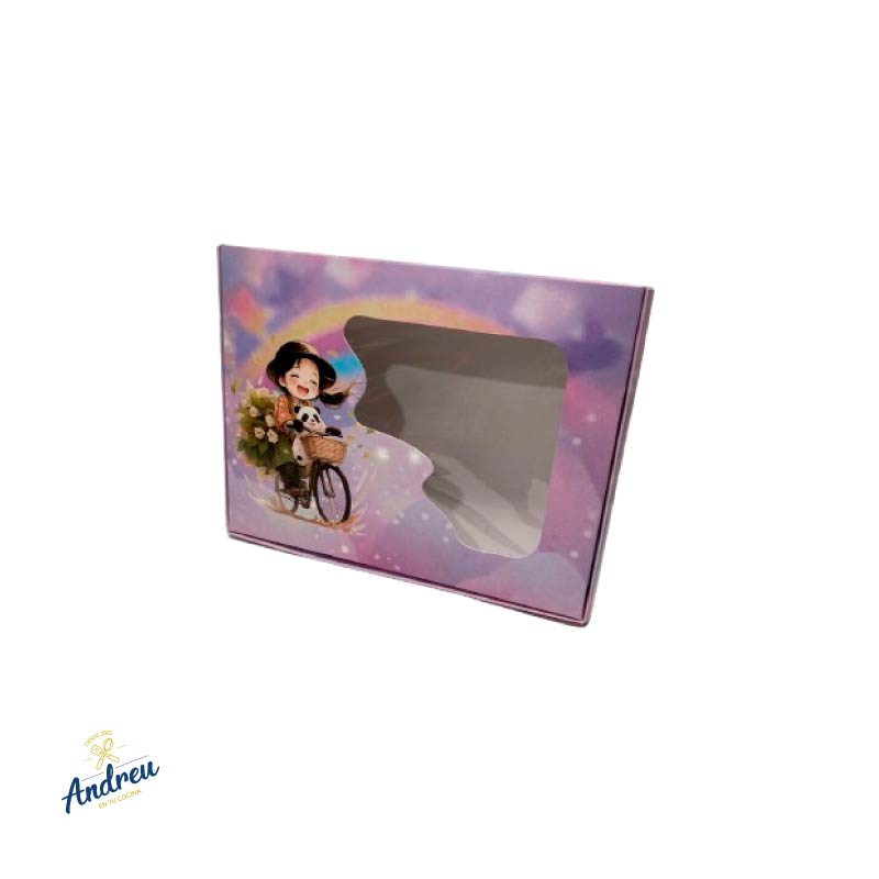 CAJA DIA DEL NIÑO CON VISOR (20X15X4CM)X5 UNID3