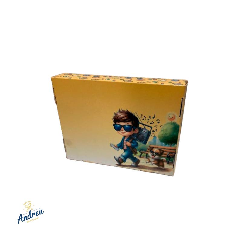 CAJA DIA DEL NIÑO CON VISOR (20X15X4CM)X5 UNID2