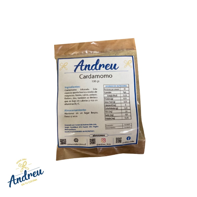 CARDAMOMO POLVO (25 K) X 100 GR1