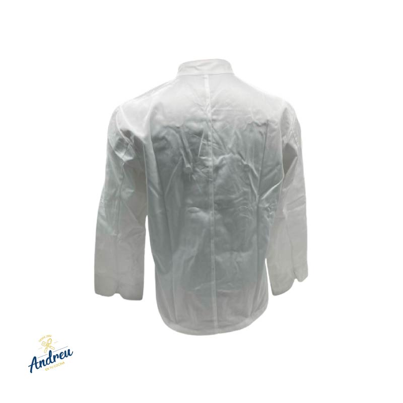 CHAQUETA CHEF M UNISEX COLOR BLANCO MANGA 3/4 TALLA M2