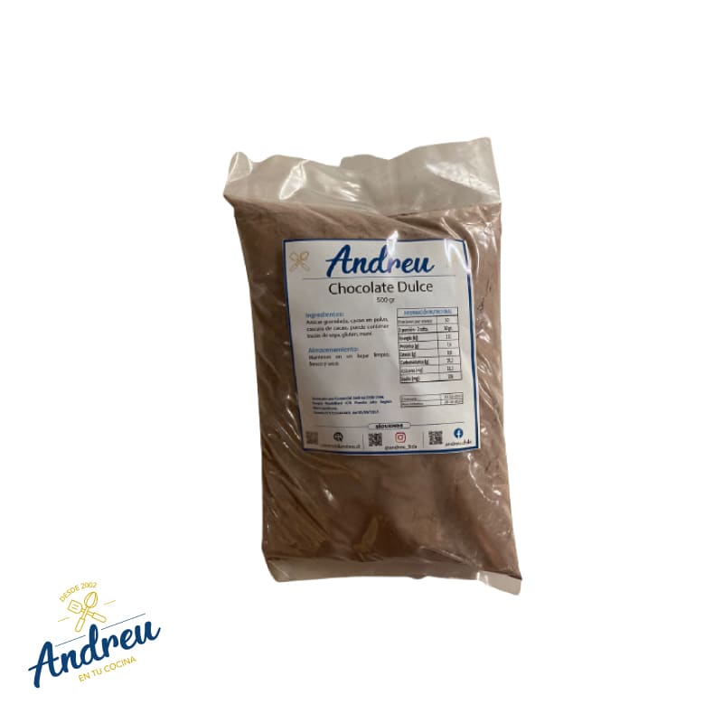 CHOCOLATE DULCE EN POLVO / CHOCOLATE AZUCARADO (25 K) X 500 GR1