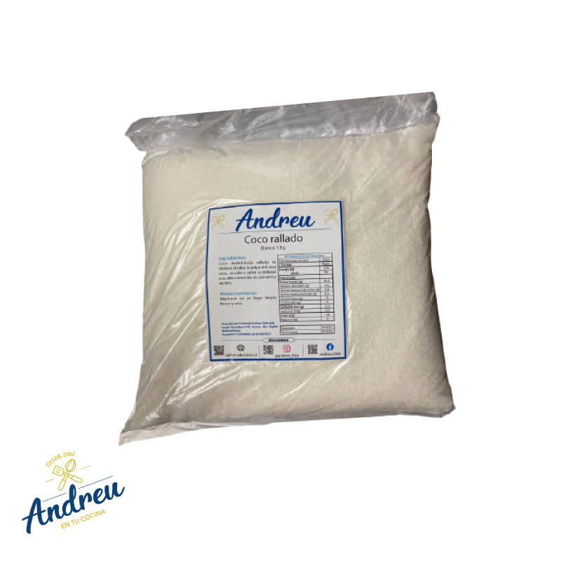 COCO RALLADO FINO (25 K)BLANCO  X 1 KILO1