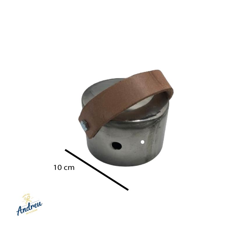 CORTA MASA INDUSTRIAL ASA CUERO 10 CM UNID 0