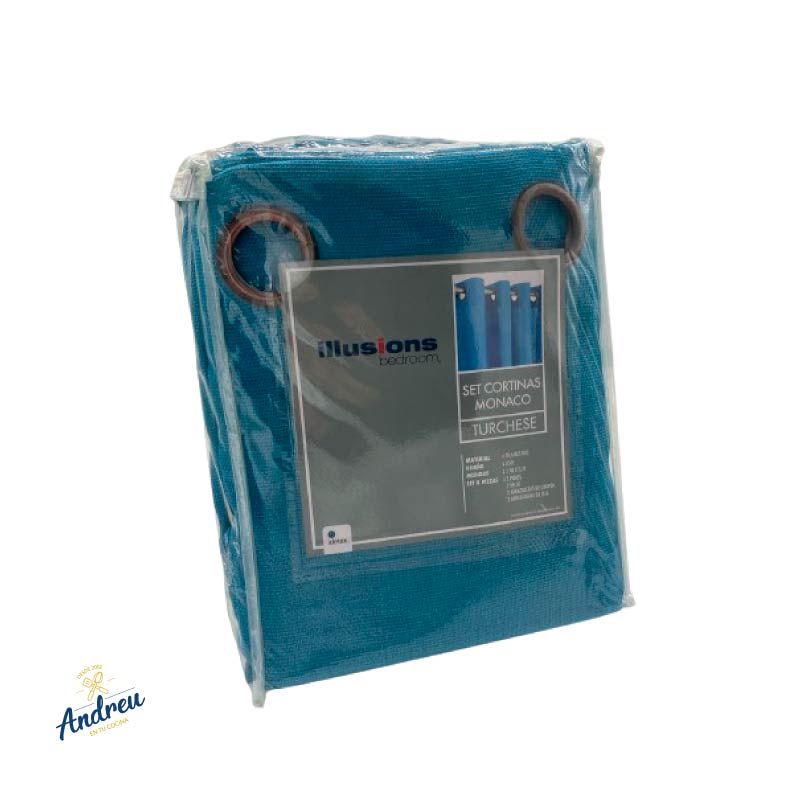 JUEGO CORTINAS ILUSIONS COLORES UNID 1