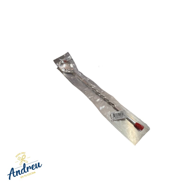 CUCHARA BAR 30 CM SIMPLE ACERO (ROJA SM 303378) X 1 UNID1