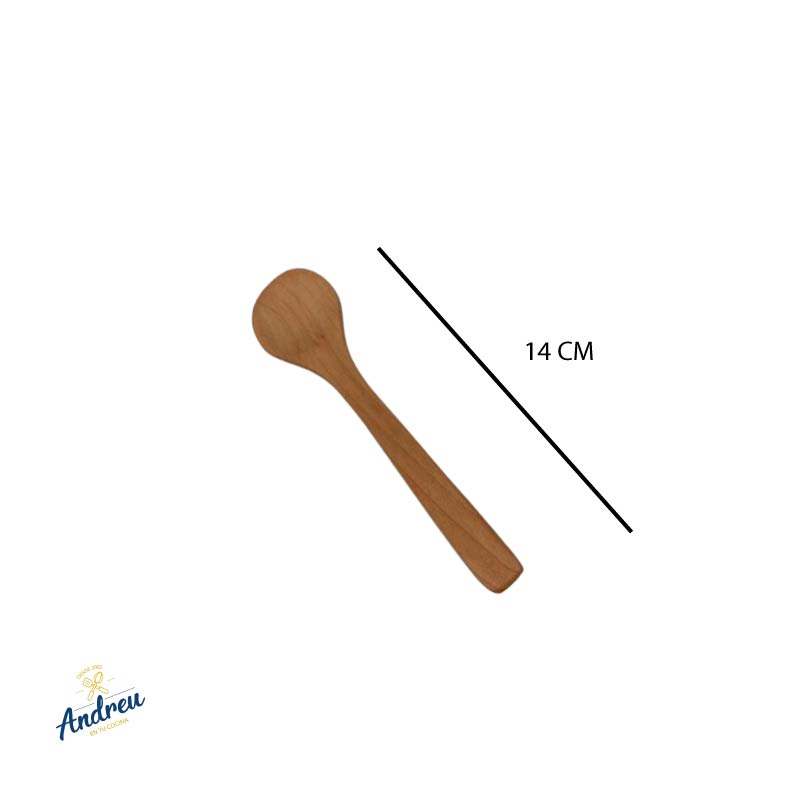 CUCHARA MADERA 14CM 1
