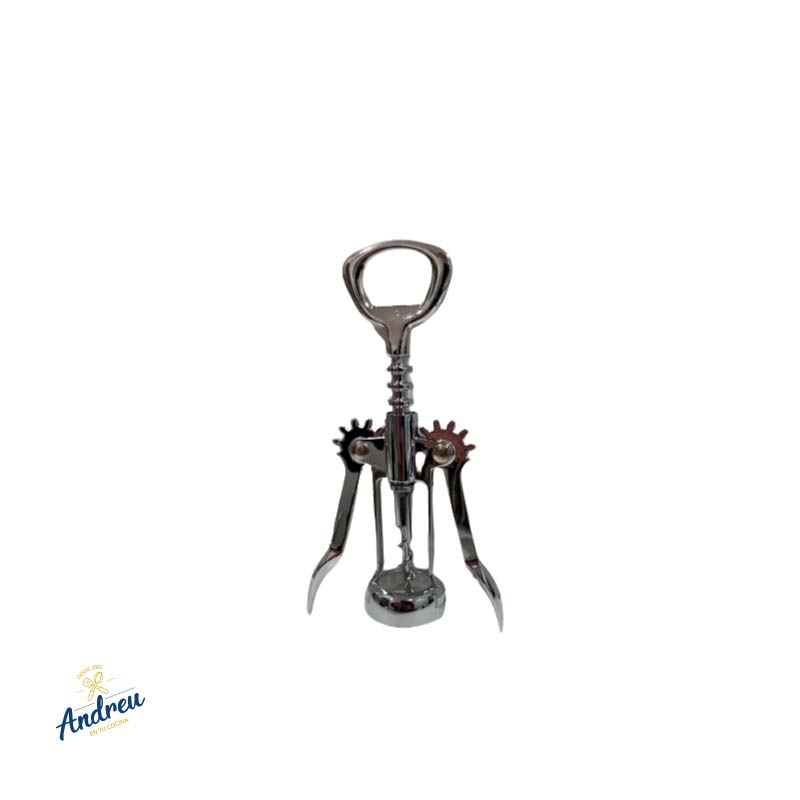 SACACORCHO ACERO PALANCA (DESTAPADOR METALTEX) X1 UNID2