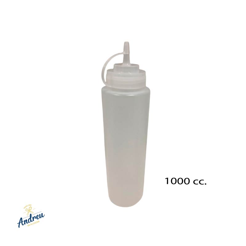 DISPENSADOR  SALSERA TRANSPARENTE 32OZ-1000ML X1 UNID1