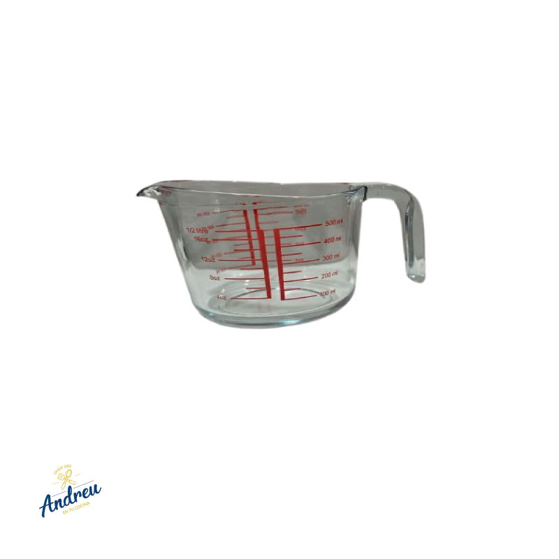 JARRO GRADUADO ( PYREX 500468 VIDRIO TEMPLADO SM 500 ML) X 1 UNID 0
