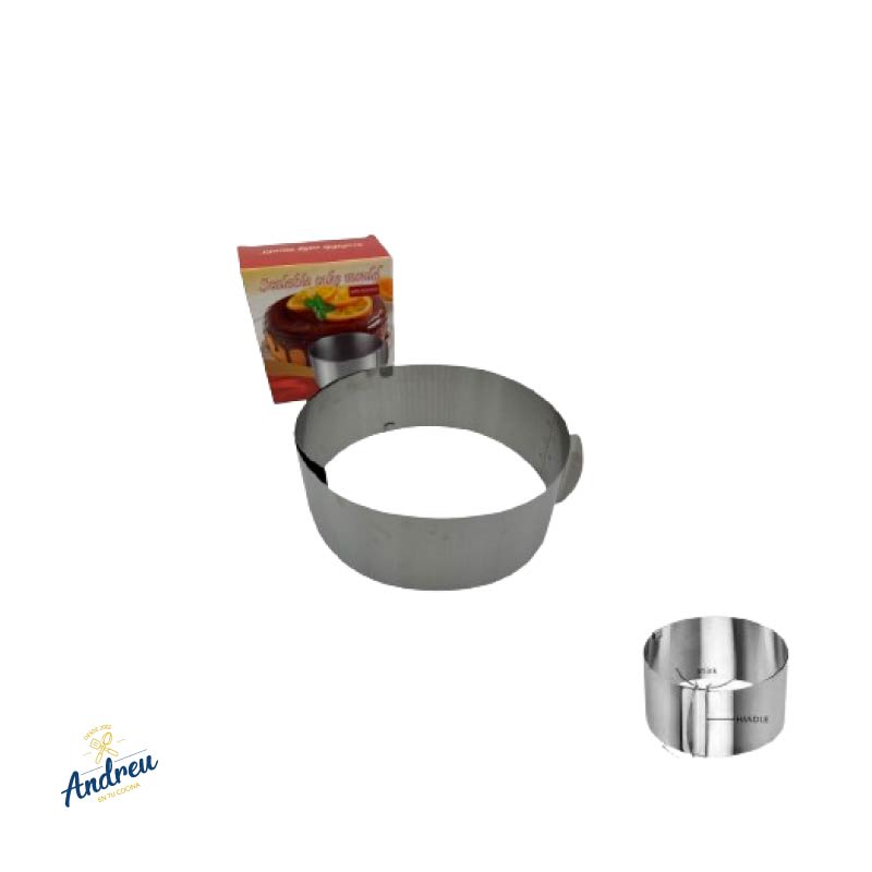 MOLDE AJUSTABLE ACERO 16X30CM UNID KD1172