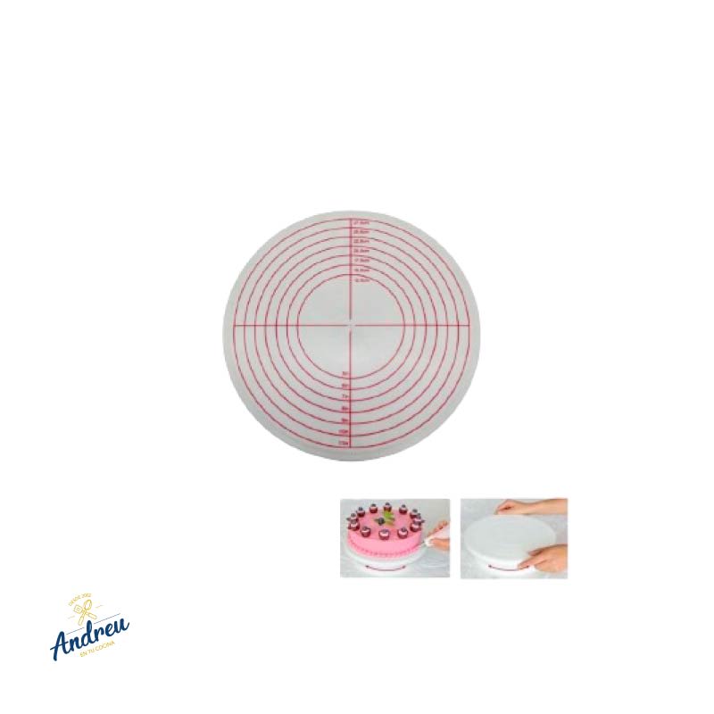 BASE GIRATORIA CON BLOQUEO ANDREU 30CM KD140 UNID2