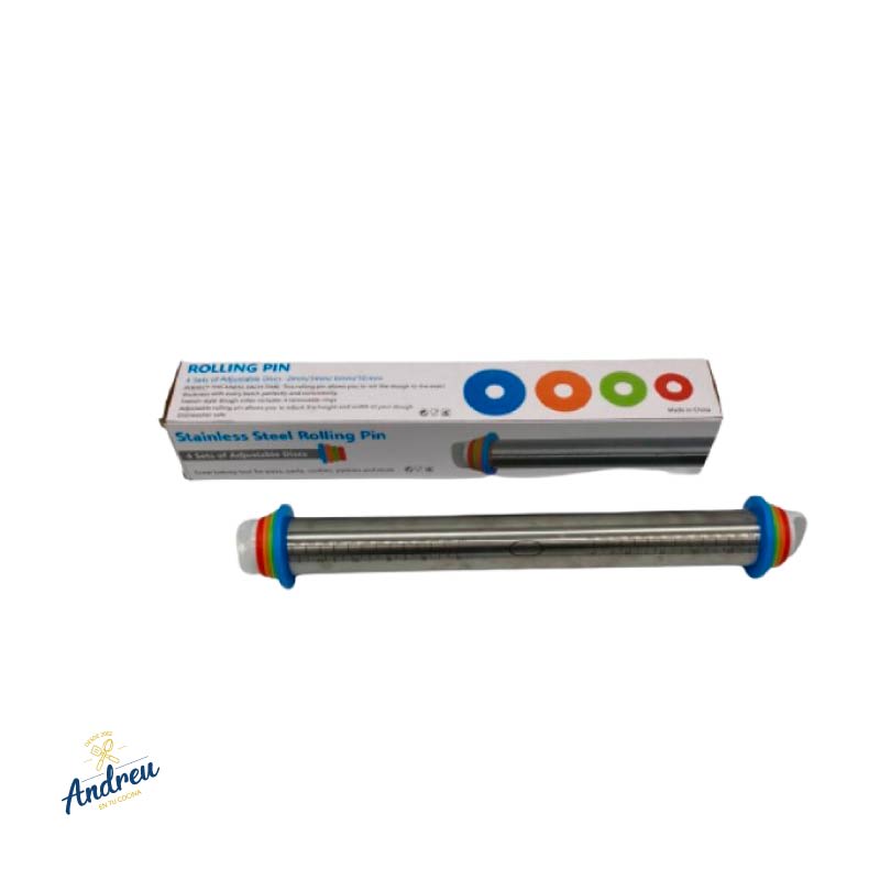 RODILLO ANDREU C/MEDIDAS AJUSTABLE ACERO 35CM X 1 UNID1