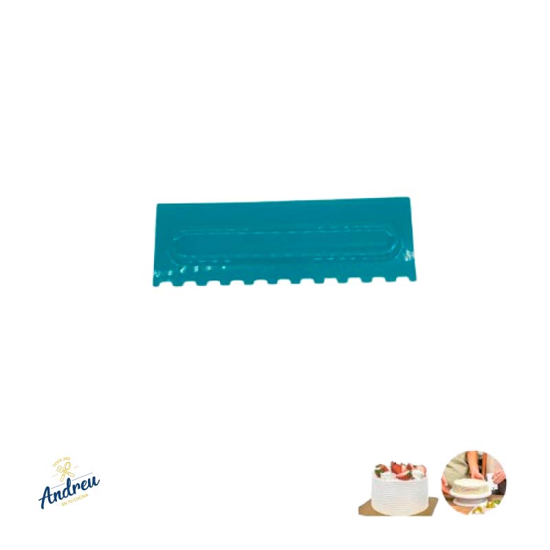 RASPA DE PLASTICO TORTA 23CM UNID KD1761