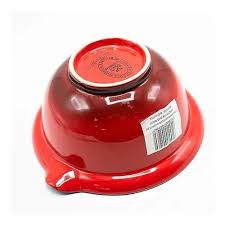 BOWL CERÁMICO FIERRO  FUNDIDO + BATIDOR MANUAL (24X5 LACREOLE) X 1 UNID2