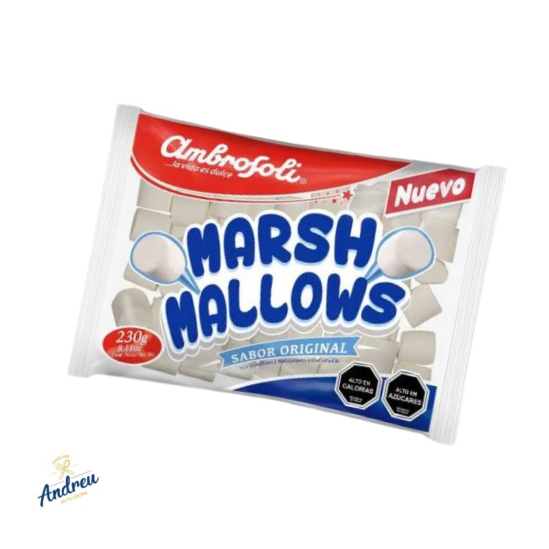 MARSHMALLOWS AMBROSOLI 230 GRS (1X15 UND)  X 1 UNID1