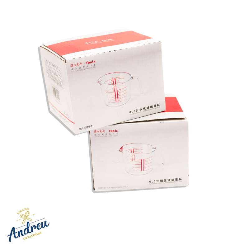 JARRO GRADUADO ( PYREX 500468 VIDRIO TEMPLADO SM 500 ML) X 1 UNID2