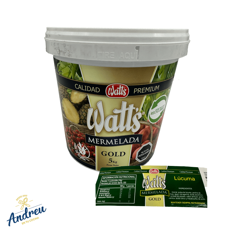 PURE LUCUMA WATT´S GOLD (5 KG) X BALDE 0