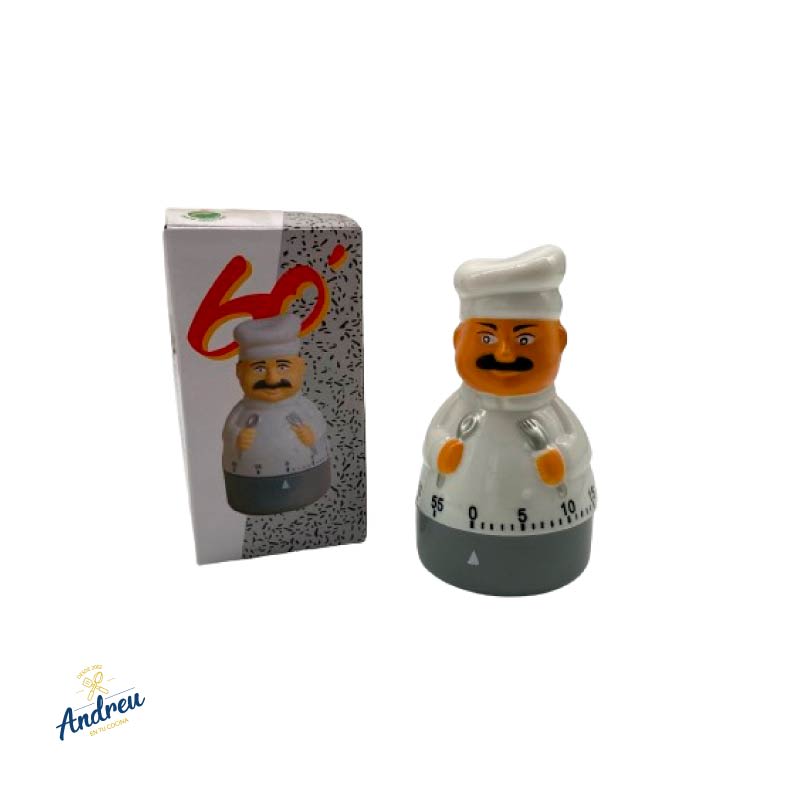 TIMER DE COCINA RELOJ COCINERO (SM CHEF) X 1 UNID1