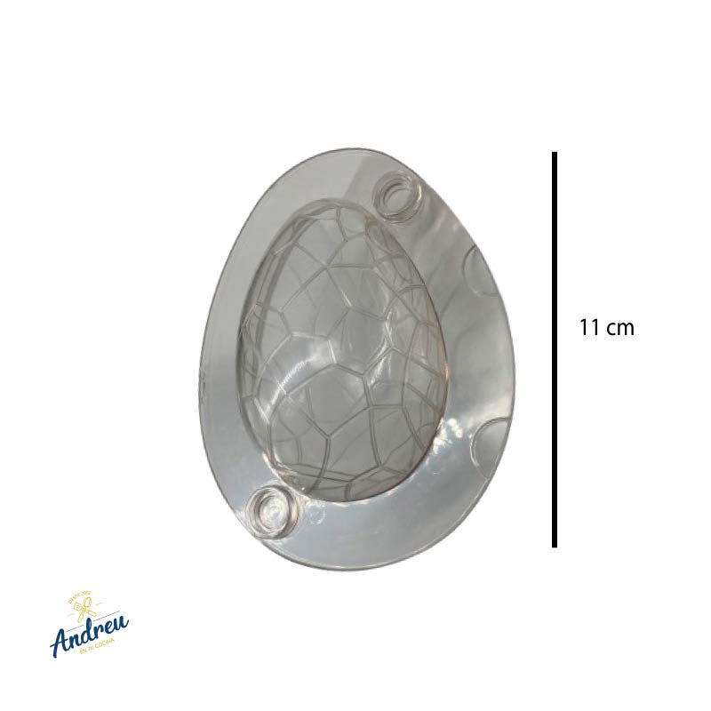 MOLDE ACRILICO HUEVO ENTERO X12