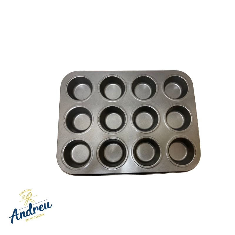 MOLDE CUPCAKE TEFLON X12CAP X1UND3