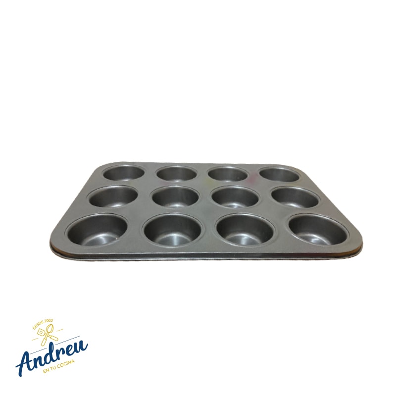 MOLDE CUPCAKE TEFLON X12CAP X1UND2